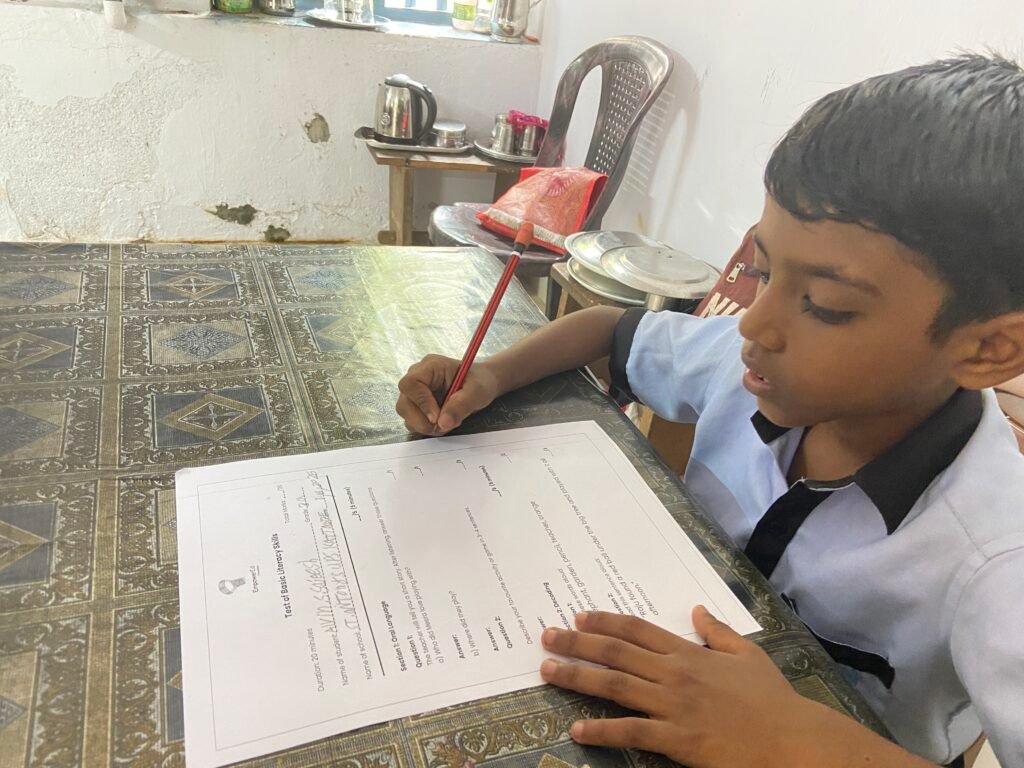 “They are finally reading the exam questions on their own.”